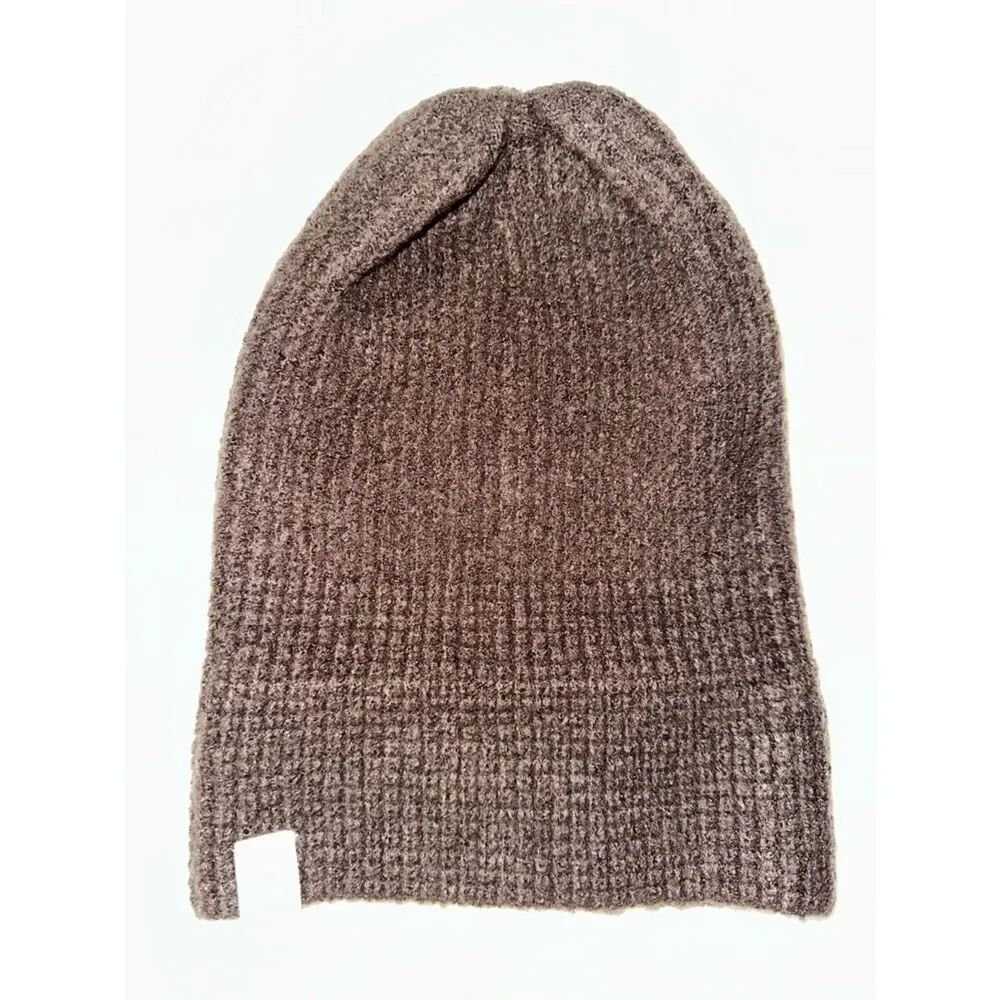OFFLINE Brown Deep Earth Waffle Knit Beanie Hat
